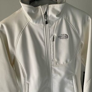 Cute white zip up jacket!